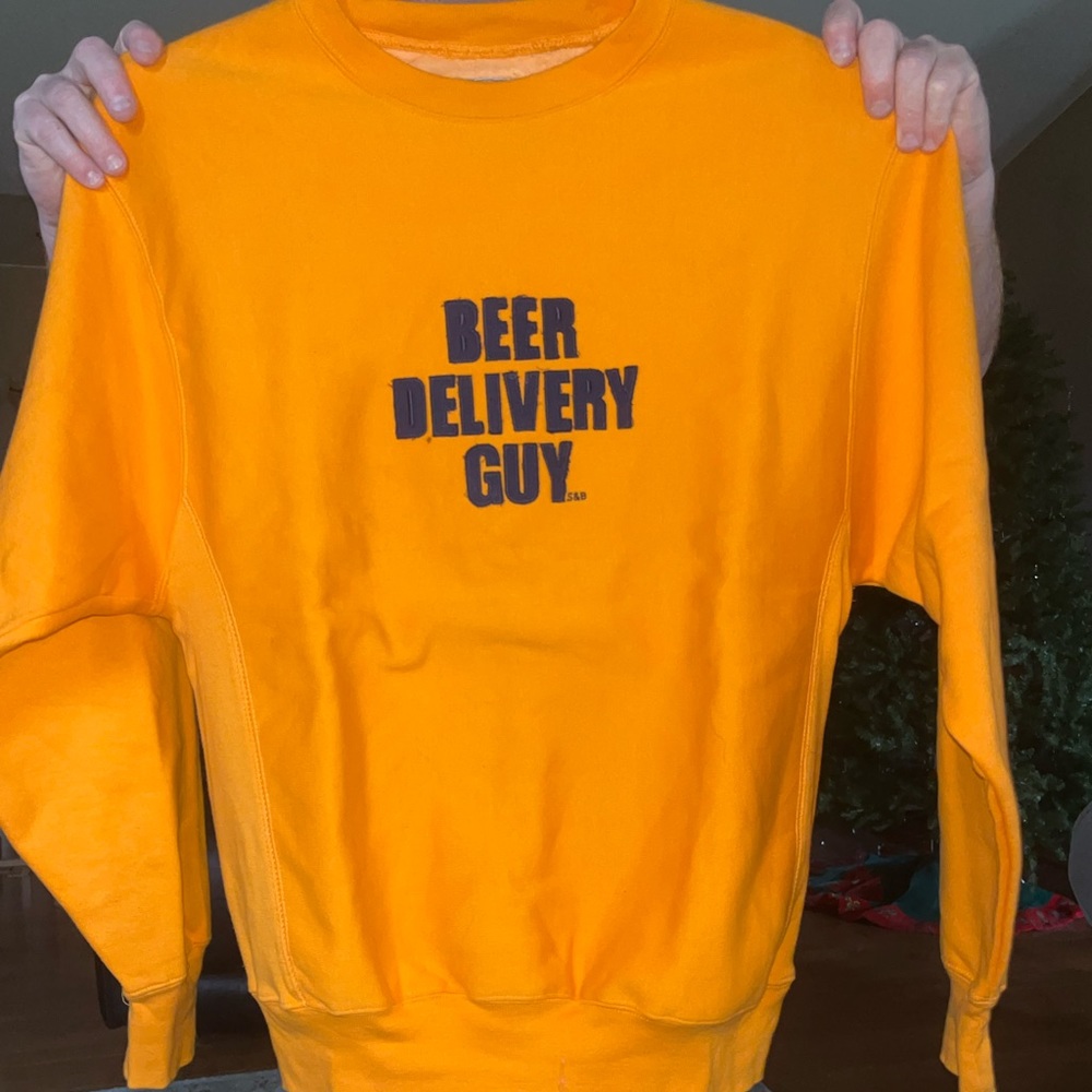 Beer Delivery guy crewneck - Vintage